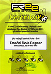Certifikát Free radio